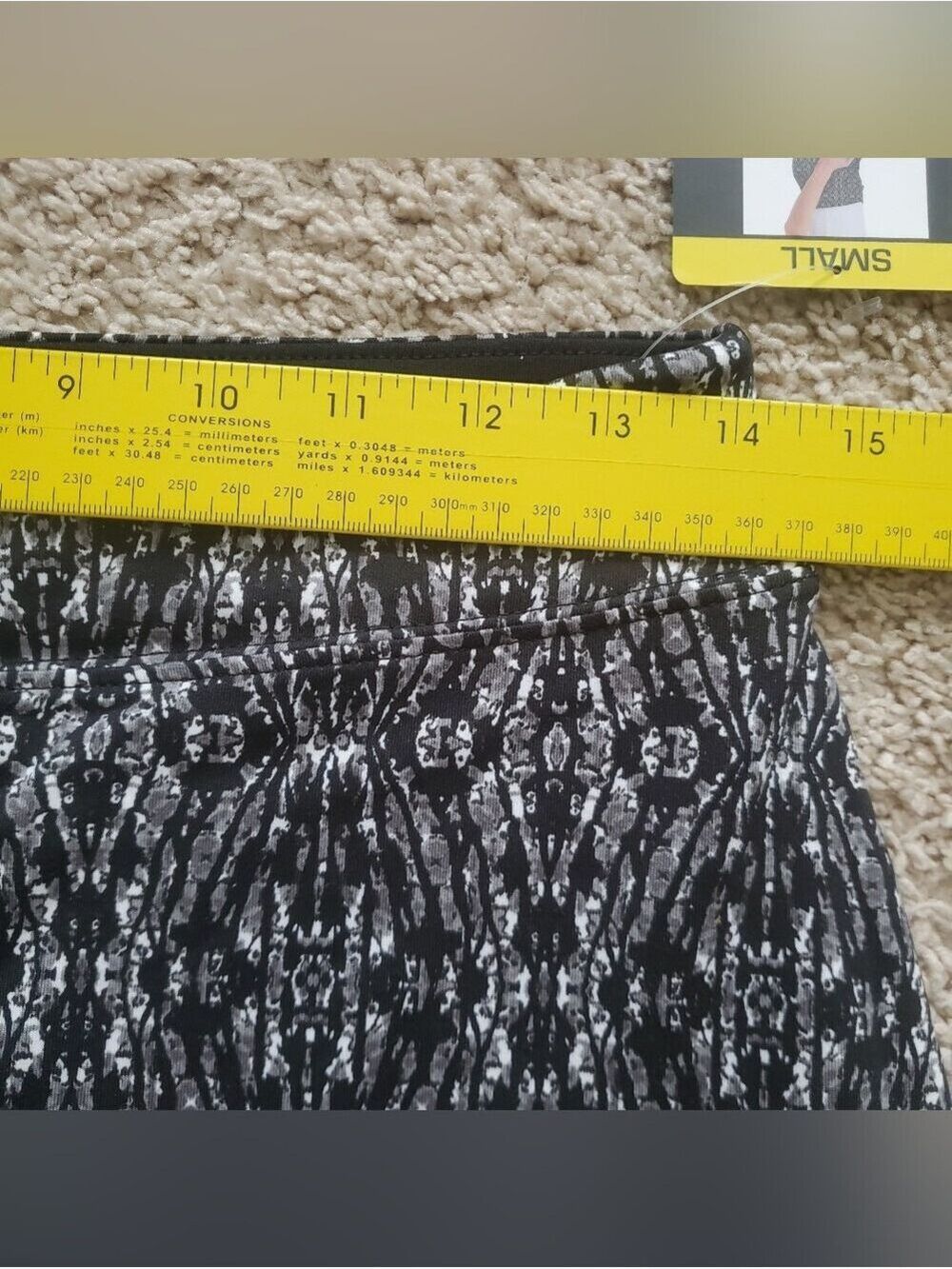NEW Tranquility Skort Skirt Rhombi Black Women's Size Small Athletic - Picture 5 of 11